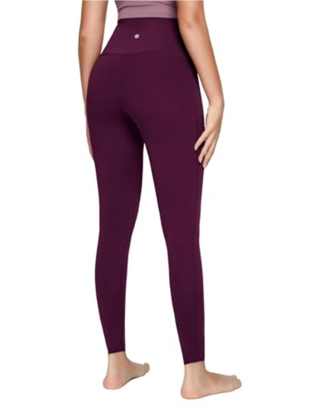 High Waisted Tummy Control Yoga Pants with Pocket 78% Polyester 22% Spandex
